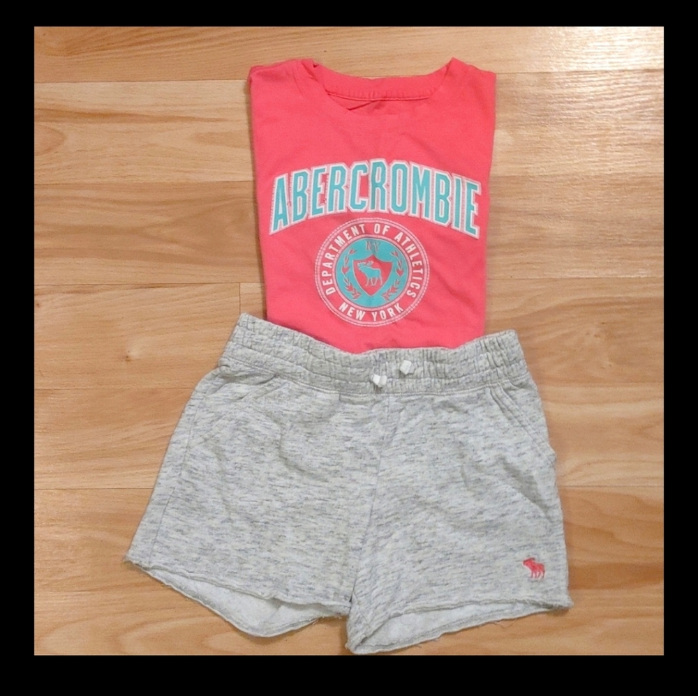 Kids Abercrombie shorts outfit size 7/8